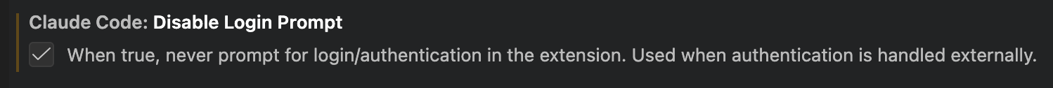 Disable login prompt